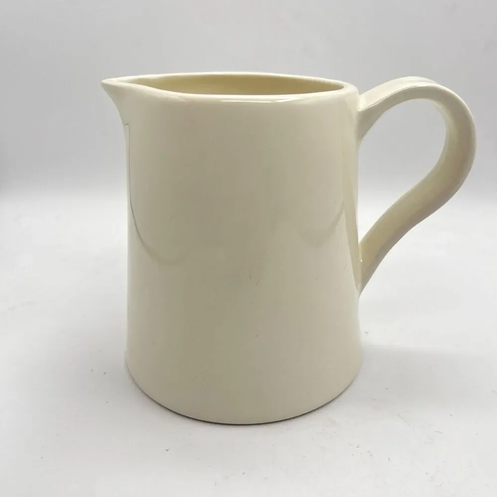 Pottery Barn Studio By Barbara Eugene Ivory White Creamer Pitcher